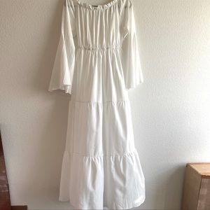 Sheer Renaissance Costume Piece in White